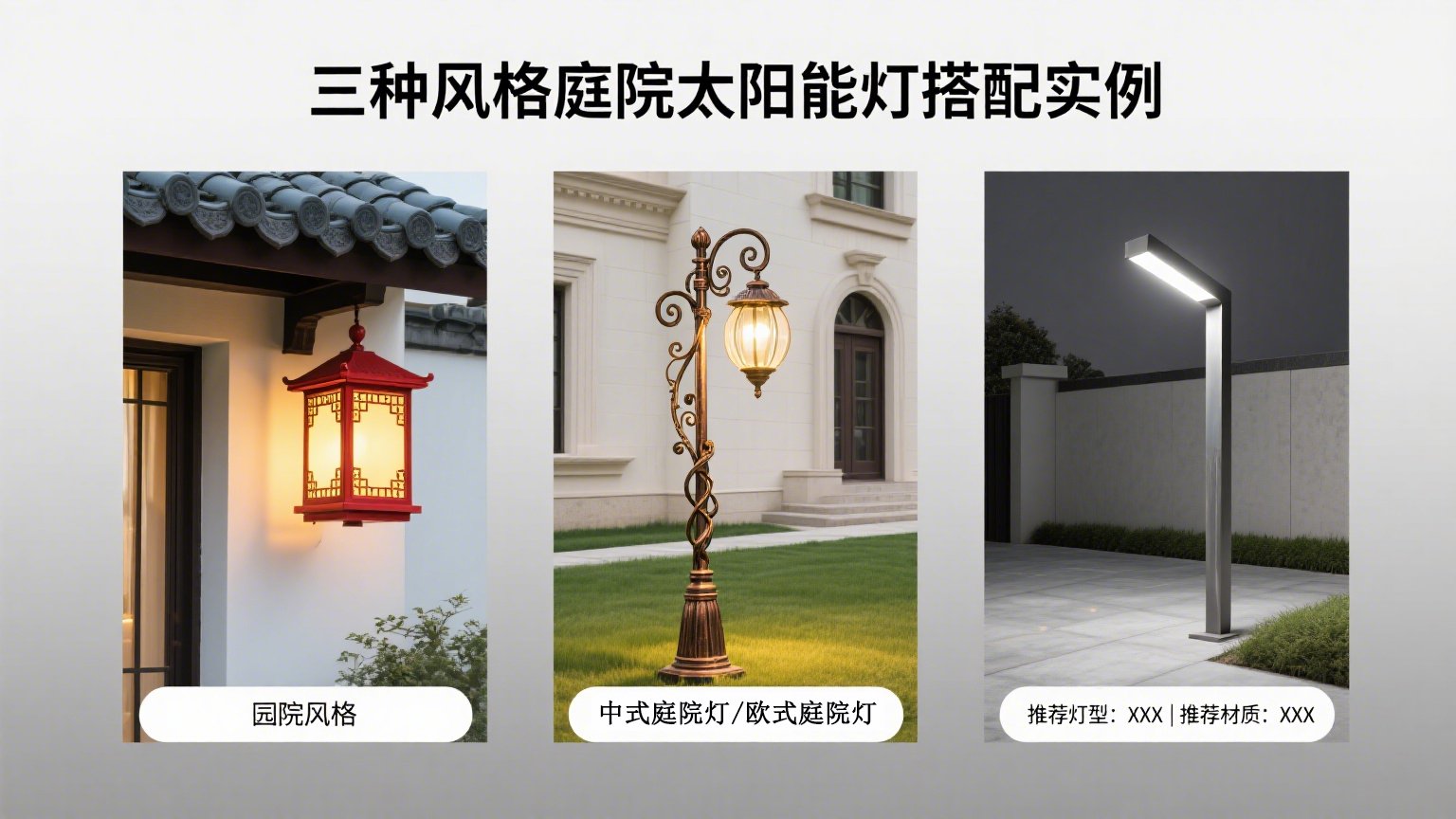 圖片:三種風(fēng)格搭配實例